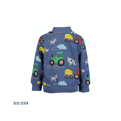 Blue Seven - sweat vest - blauw - Eileen4Kids