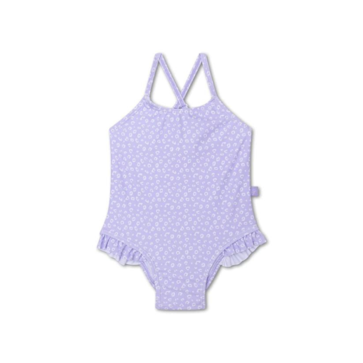 Swim Essentials - badpak - UV - lila panterprint - Eileen4Kids