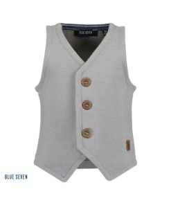 Blue Seven - gilet - grijs melange - Eileen4kids