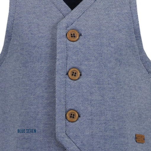 Blue Seven - gilet - blauw - Eileen4Kids