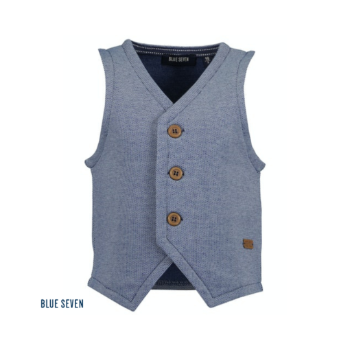 Blue Seven - gilet - blauw - Eileen4Kids