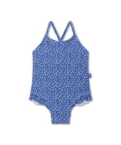 Swim Essentials - badpak - UV - blauw panterprint - Eileen4Kids