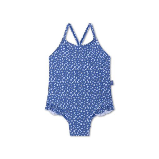 Swim Essentials - badpak - UV - blauw panterprint - Eileen4Kids