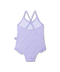 Swim Essentials - badpak - UV - lila panterprint - Eileen4Kids