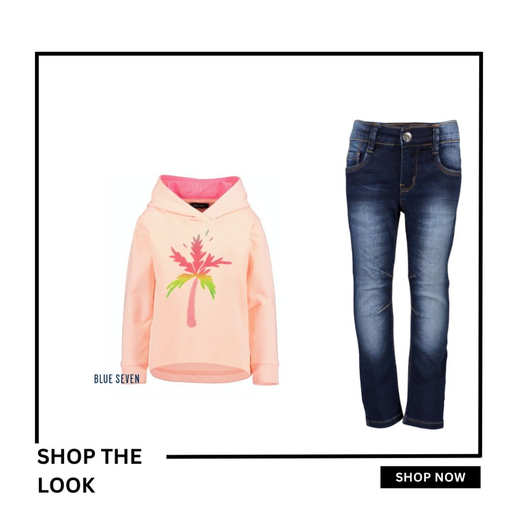 shop the look - blue seven sweater - spijkerbroek - Eileen4Kids