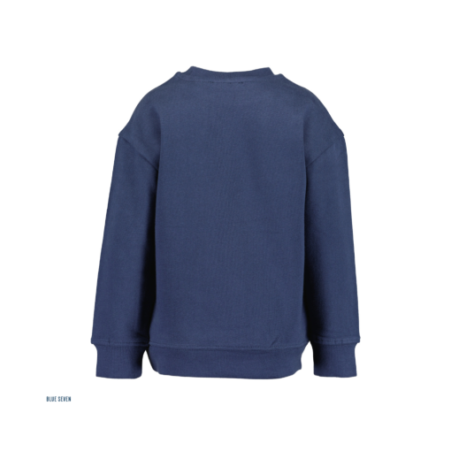 Blue Seven - sweater - monster truck - blauw - Eileen4Kids