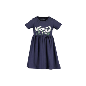 Blue Seven - jurk margrieten - blauw - Eileen4Kids