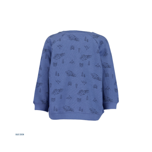 Blue Seven - sweater - blauw - Eileen4kids