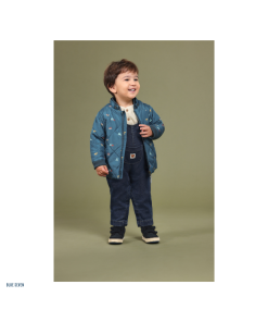 Blue Seven - tuinbroek - blauw - Eileen4Kids