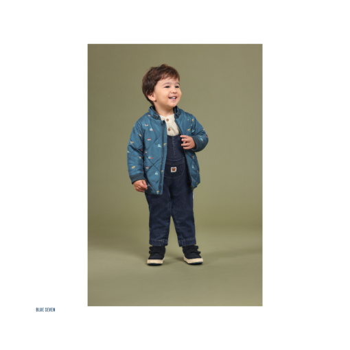 Blue Seven - tuinbroek - blauw - Eileen4Kids