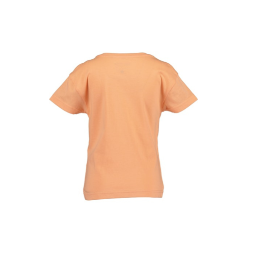 Blue Seven - T-shirt - oranje - reliëfprint met een kleurverloop - Eileen4Kids