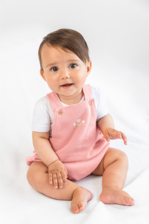Blue Seven - Newborn 2-delige set: Romper en Bloomer Shorts - roze - Afbeelding 5