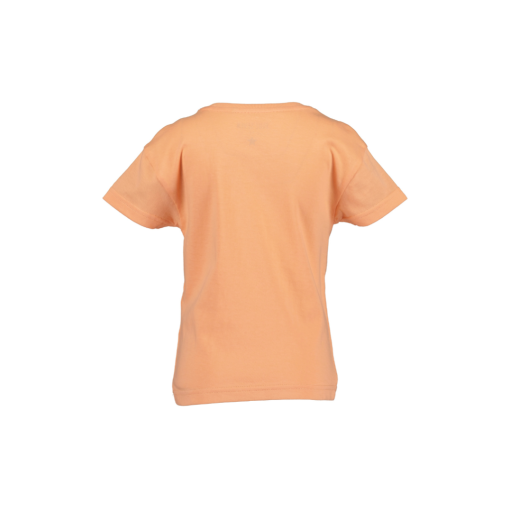 Blue Seven - T-shirt - oranje - paardenprint - Eileen4Kids